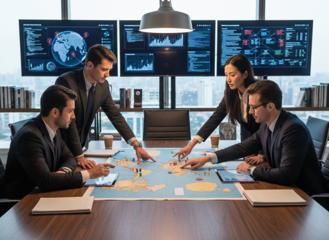 Global real world evidence team planning study timelines across regions